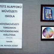 Művészeti iskolások tárlata